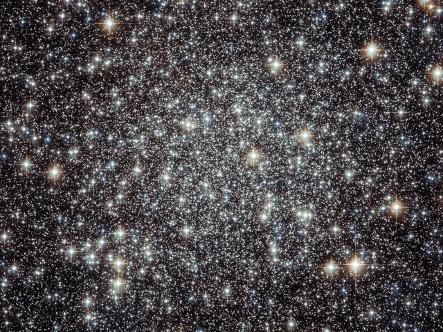 The center of globular cluster M22 with its thousands of stars.
