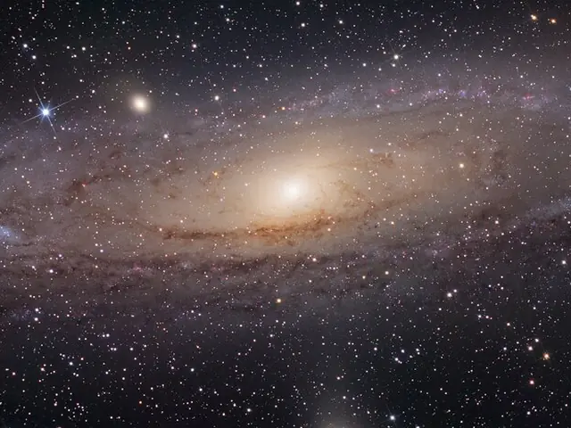 Wide-field NOIRLab view of the Andromeda Galaxy showing the full galaxy disk.