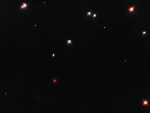 A smattering of stars against a black background.